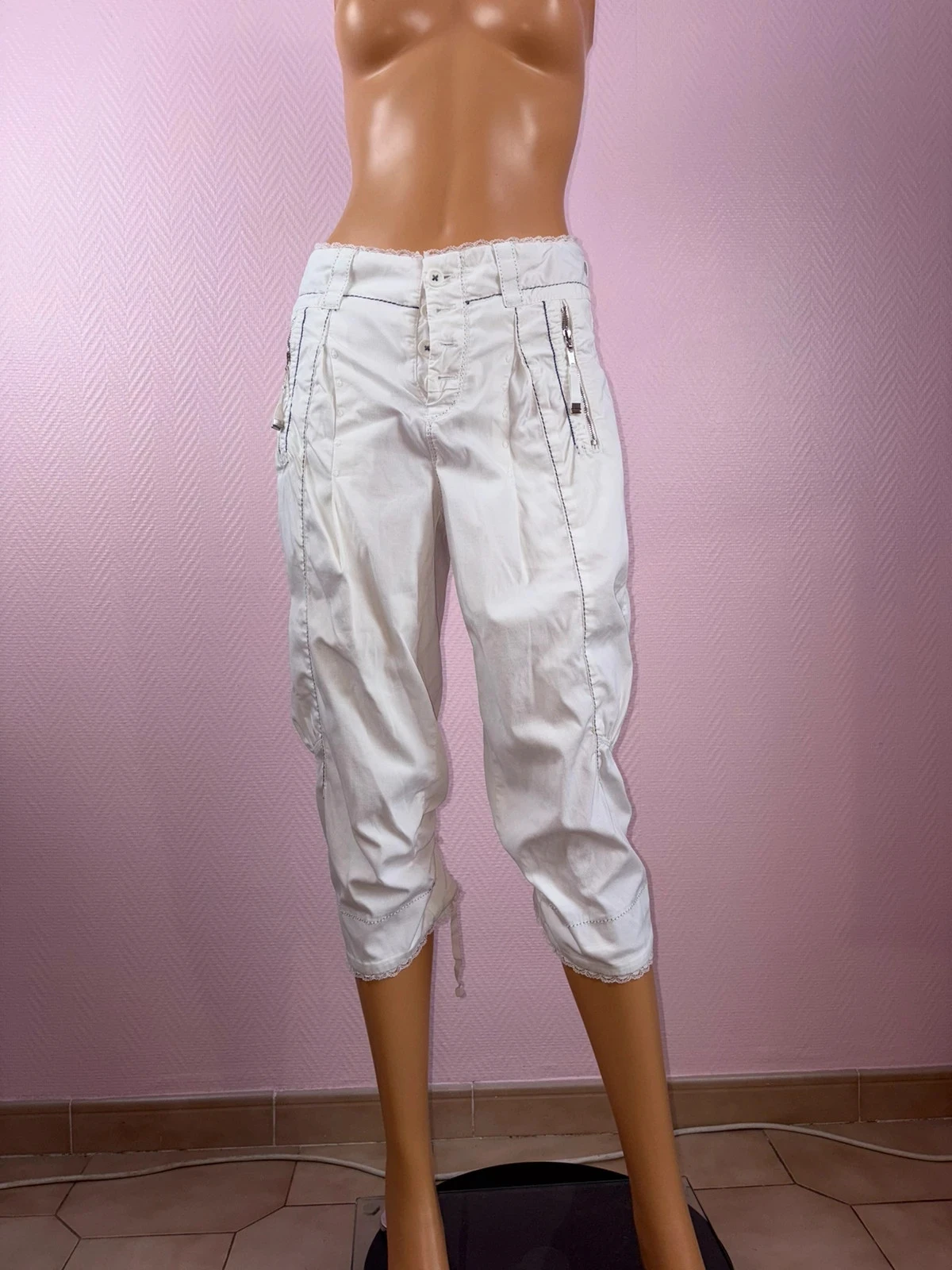 Pantalón de mujer de segunda mano High talla 38 – photo 4